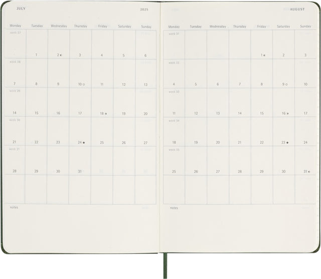 Agenda 2025 Msk Plan Week 7d/1p groot hardcover - 4
