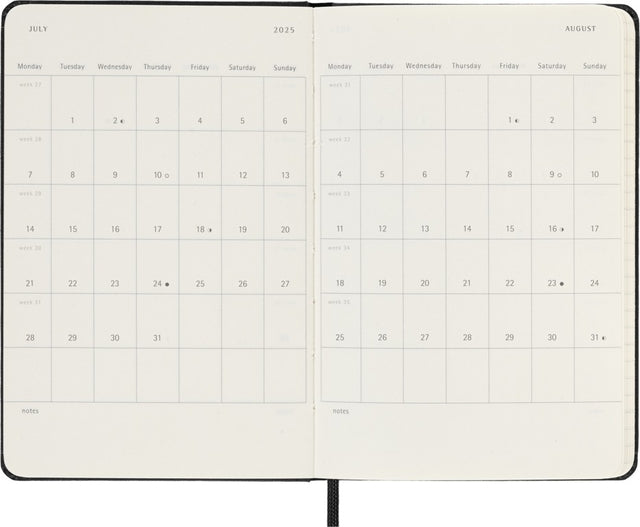 Agenda 2025 Msk Plan Week 7d/2p pocket hardcover zwart - 4