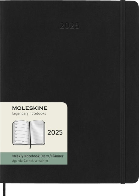 Agenda 2025 Msk Plan Week, 7 dagen/1 pagina, XL, zwart - 7