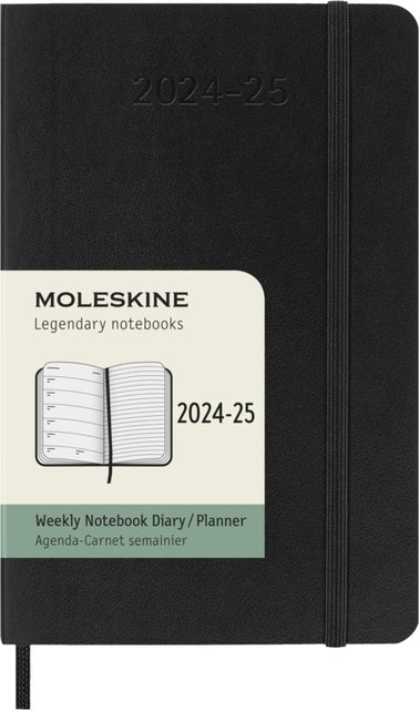 Agenda 2024/2025 Msk Plan Week, 7 dagen/1 pagina, pocket, zwart - 7