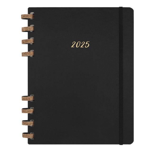 Life Planner 2025 Msk 7 dagen, 2 pagina’s, XL hardcover zwart