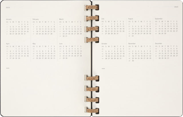 Life Planner 2025 Msk 7 dagen, 2 pagina’s, XL hardcover zwart - 5