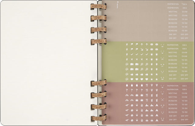 Life Planner 2025 Msk 7 dagen, 2 pagina’s, XL hardcover zwart - 6