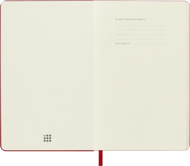 Agenda 2025 Msk Plan Week 7 dagen, 1 pagina, pocket hardcover rood - 2