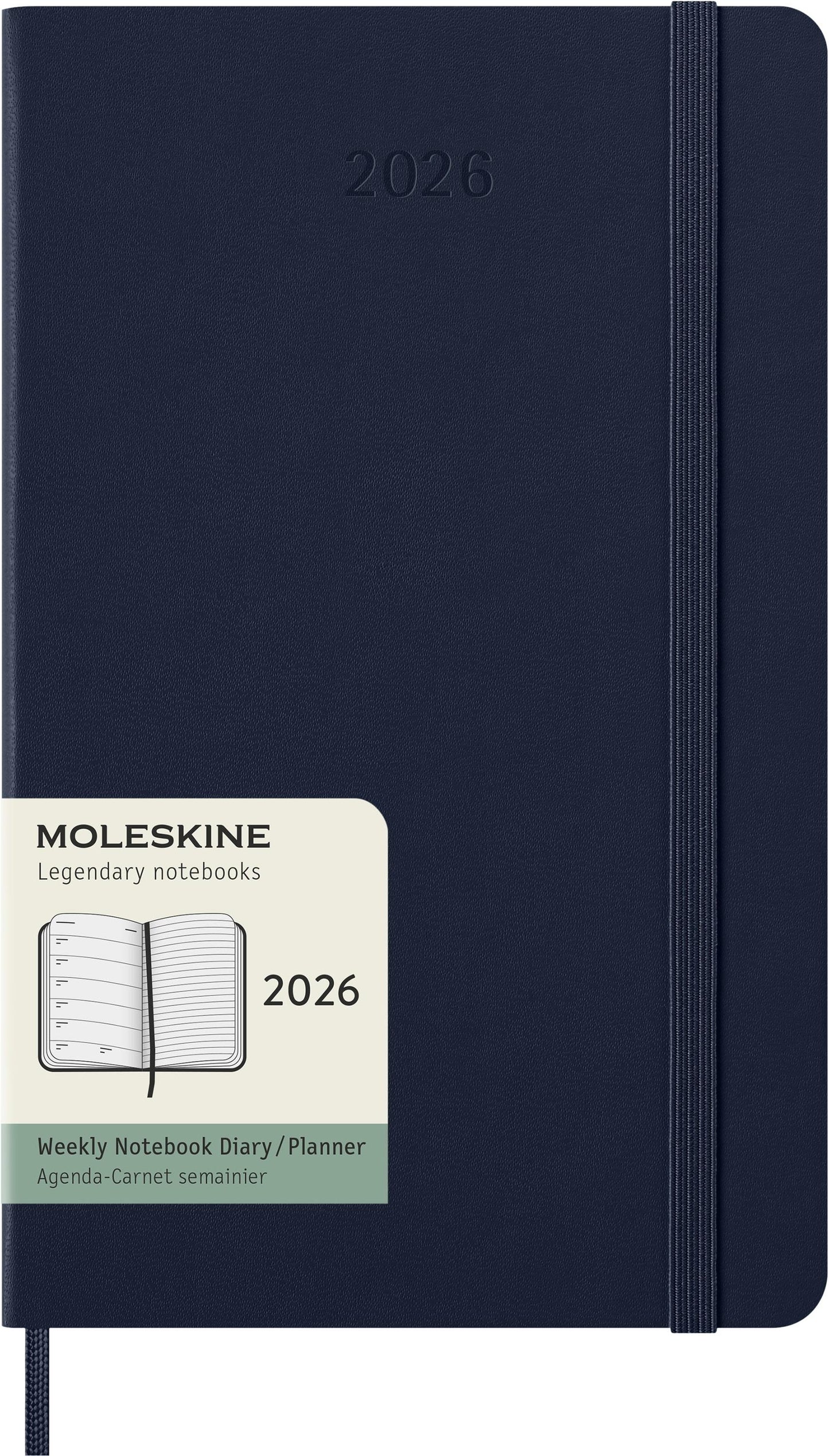 Agenda 2025 Msk Plan Week 7 dagen, 1 pagina, groot hardcover blauw