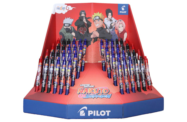 Pilot FriXion Clicker Naruto M Assorti Rollerpen met klikmechanisme