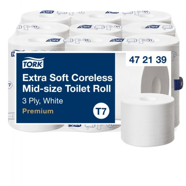 Tork T7 Premium 3-laags Wit Toiletpapier 472139
