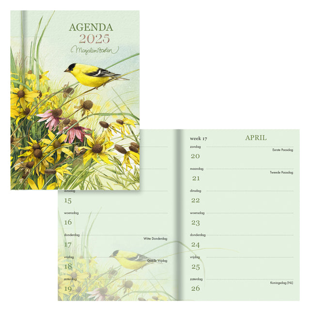 Agenda 2025 Marjolein Bastin 79x110 mm, 7 dagen/1 pagina