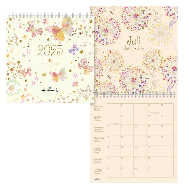 Maandkalender 2025 Turnowsky 210x210mm