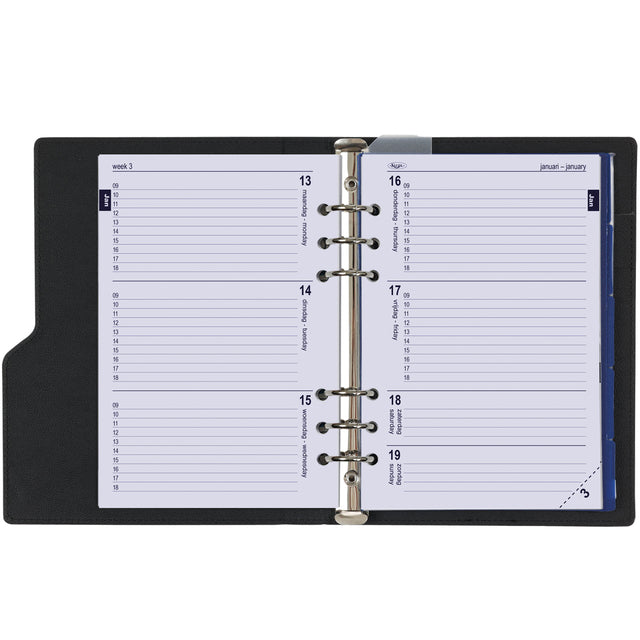 Kalpa Clip Binder A5 + Agenda 2024-2025, zwart/Nerf - 5