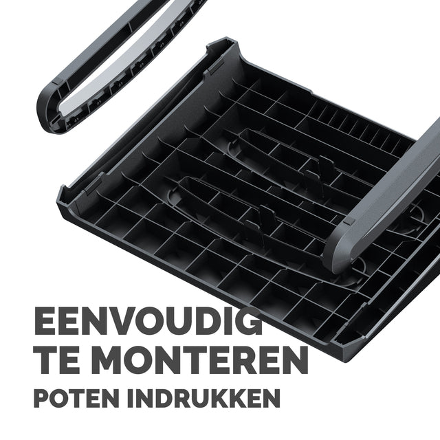 Fellowes Breyta voetensteun zwart, verstelbaar - 7