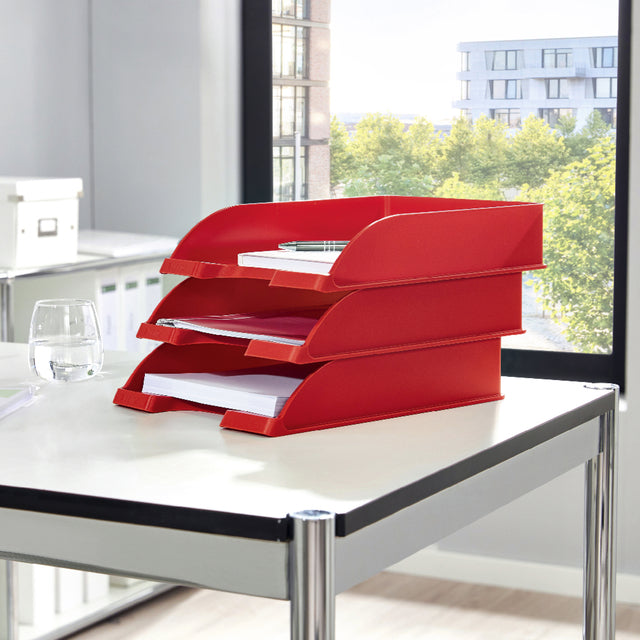 Leitz WOW A4 Brievenbak, rood - 2