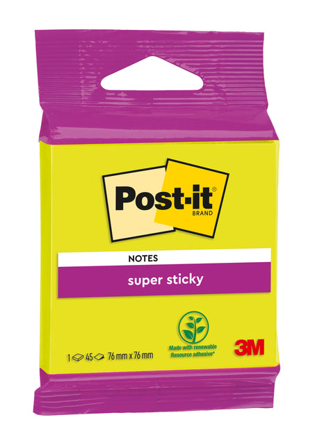 Post-it Notitieblok 76x76mm Assorti Kleur, 90 vel - 3