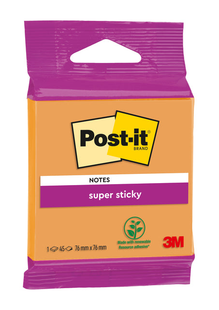 Post-it Notitieblok 76x76mm Assorti Kleur, 90 vel - 4