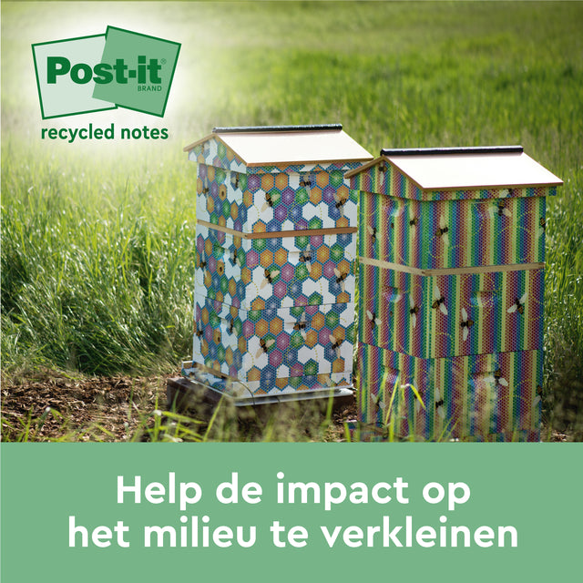 Post-it 3M Notitieblok 76x76mm Geel, 3+1 gratis - 4