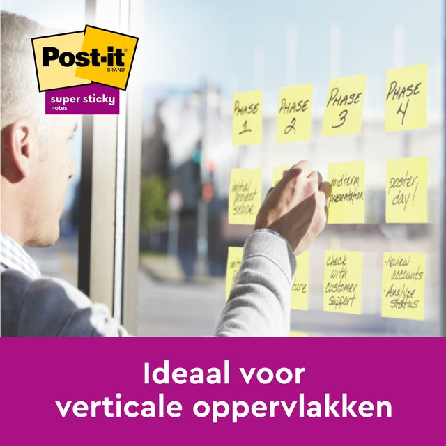 Post-it 3M Notitieblok 76x76mm Geel, 3+1 gratis - 8