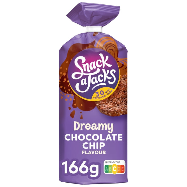 Snack-a-Jacks Rijstwafels Chocolade Chip