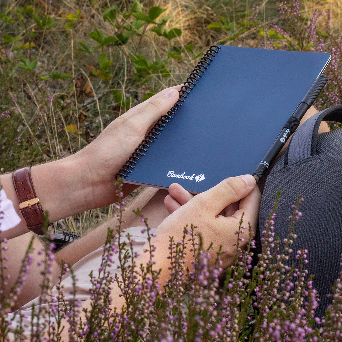 Bambook Original A5 Uitwisbaar Notitieboek Navy - 2