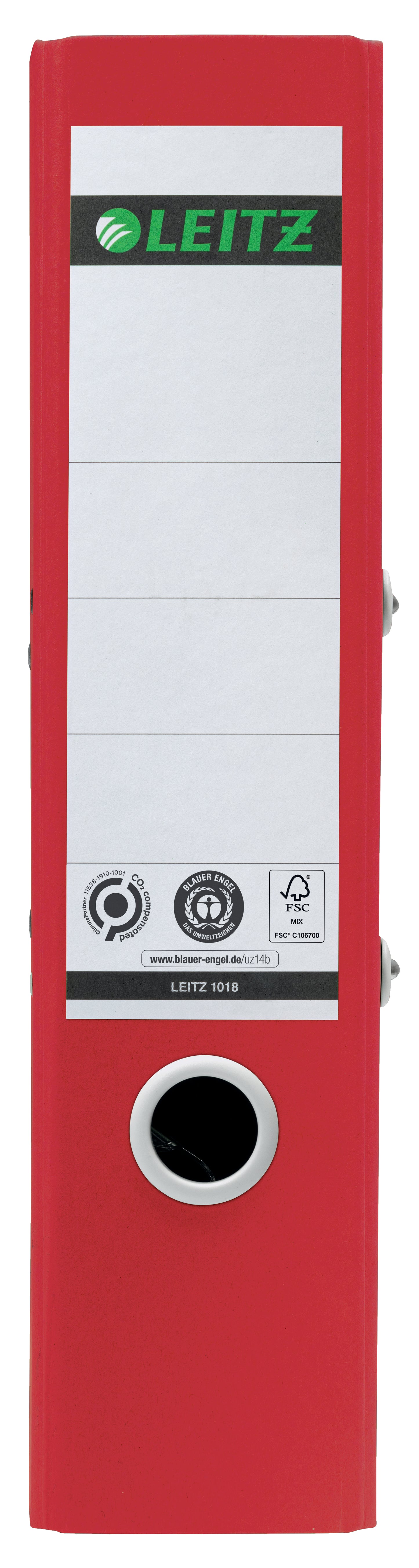 Leitz Recycle Ordner 180° A4 80 mm Rood, 100% Gerecycled - 2
