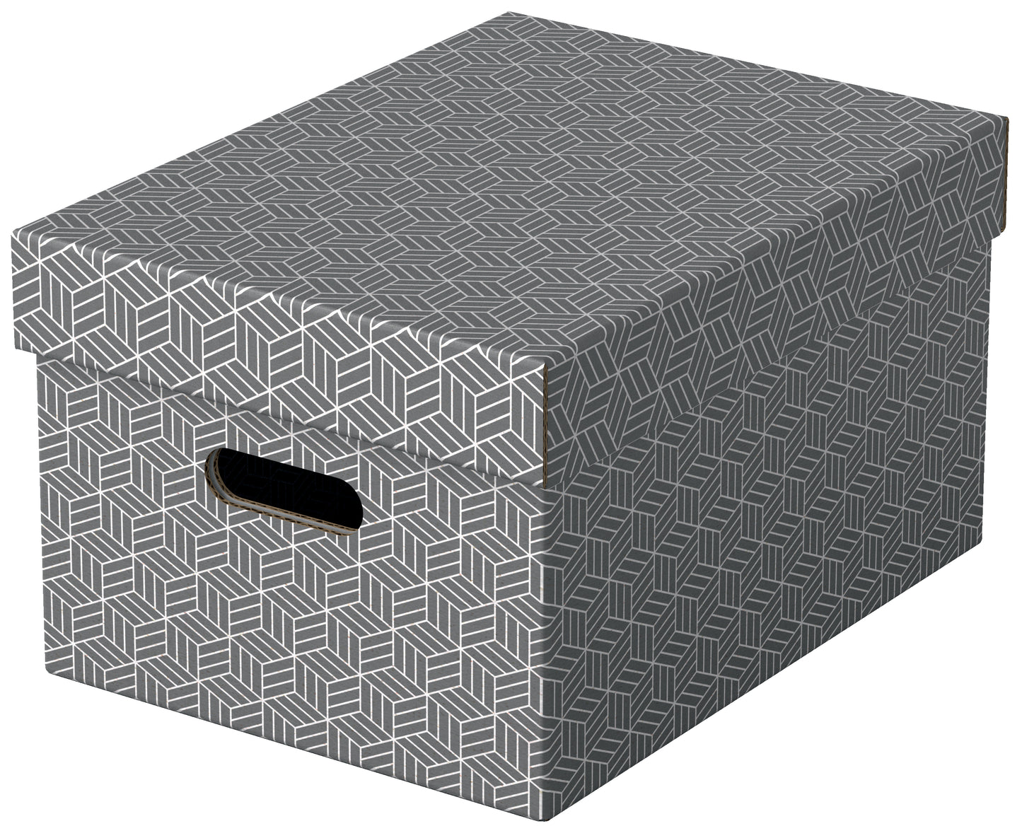 Set van 3 opbergdozen Esselte 265x205x365mm, grijs, gerecycled karton