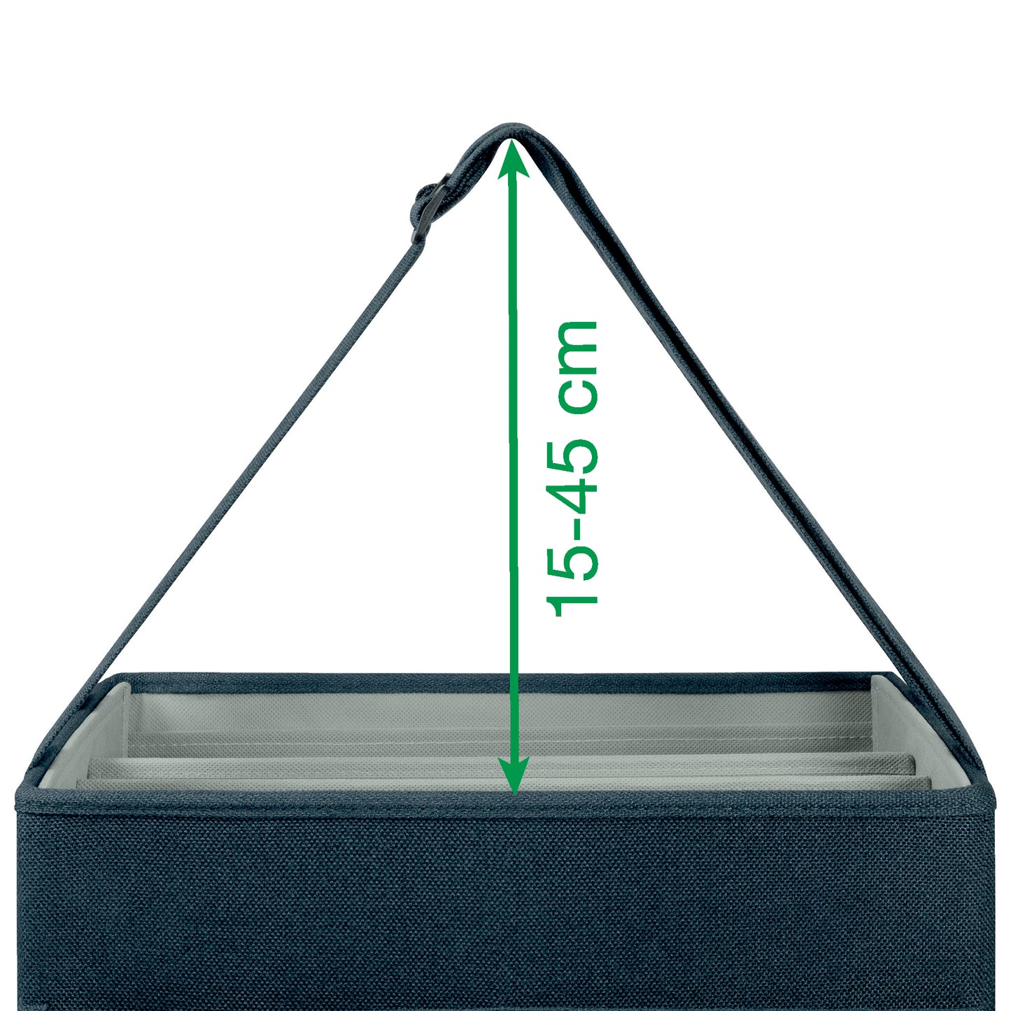Leitz compacte gestoffeerde hot desking opbergtas 200x210x355mm, gerecycled materiaal - 7