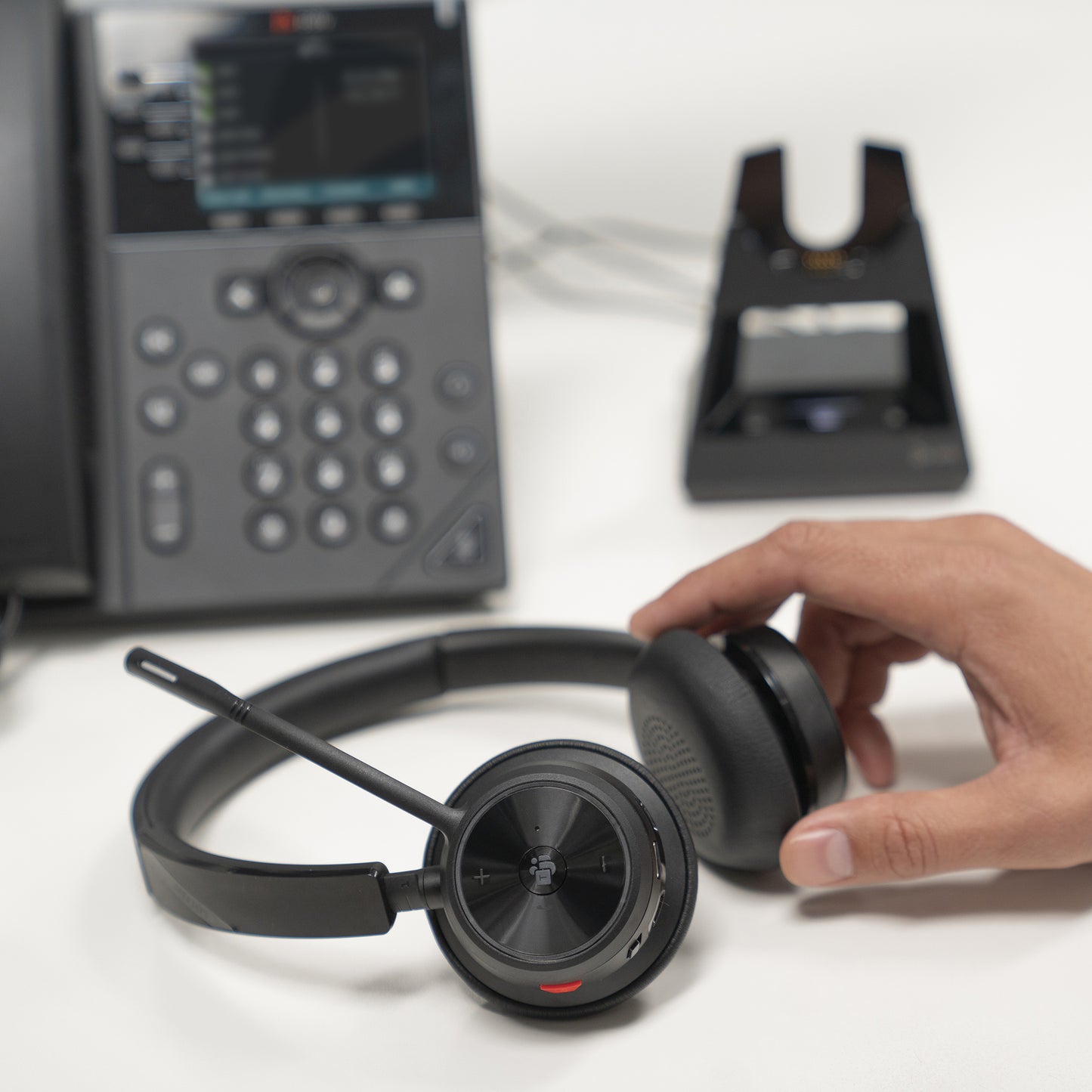 Headset HP POLY Voyager 4320-M USB-C met BT700 dongle - 2