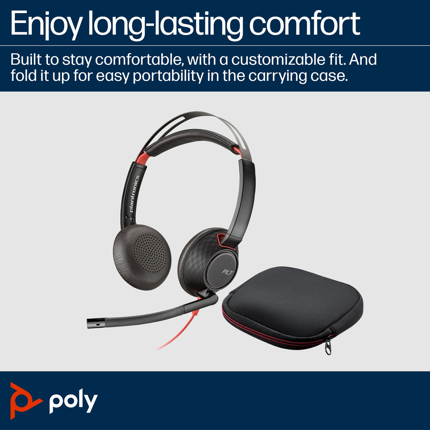 HP POLY Blackwire 5220 Stereo USB-C Headset