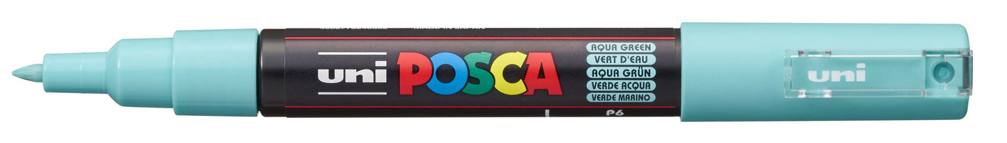 Posca PC-1MC EF Zeegroen, extra fijne marker voor kleine details
