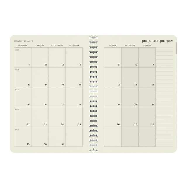 Schoolagenda 2024-2025 Lannoo QC Colour 18 Maanden, 7 Dagen Per Week - 3