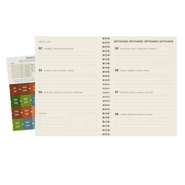 Schoolagenda 2024-2025 Lannoo Cats Special 18 maanden, 7 dagen/2 pagina’s - 2