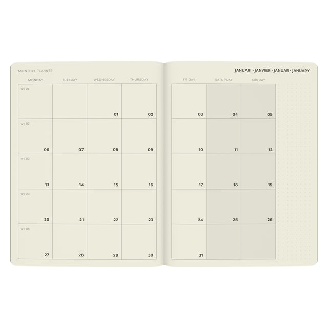 Agenda 2025 Lannoo A5 QC Colour 7 Dagen Per Week - 2