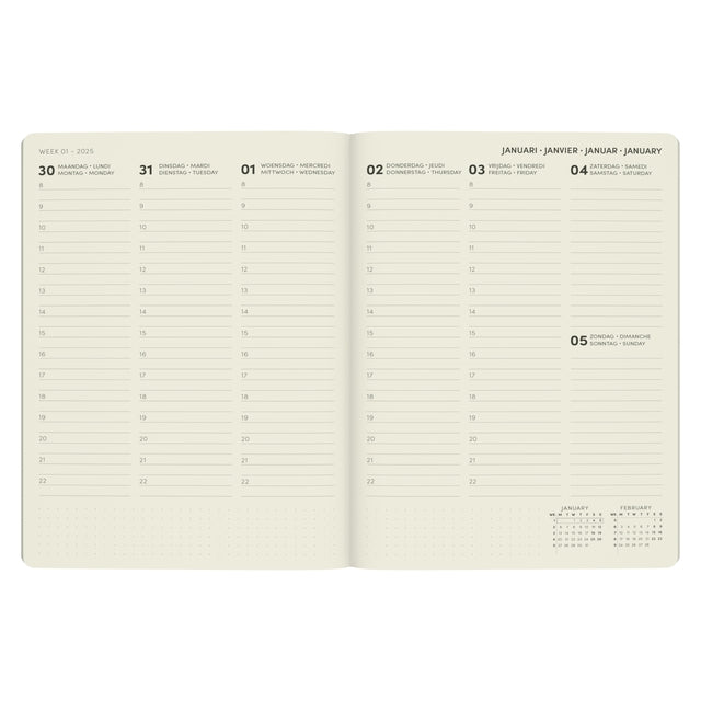 Agenda 2025 Lannoo A5 QC Colour 7 Dagen Per Week - 3