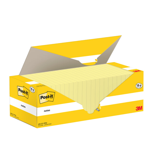 Post-it Gekleurde Notities 76x76mm Geel - 2