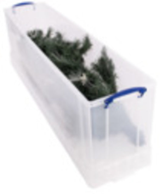 Really Useful Opbergbox 77 Liter, Transparant Wit - 2