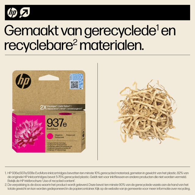 HP 937E Evomore rood inktcartridge - 2