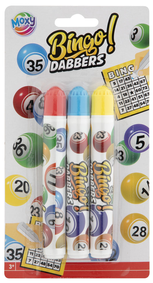 Bingo Dabbers Grifix 3 kleurrijke viltstiften