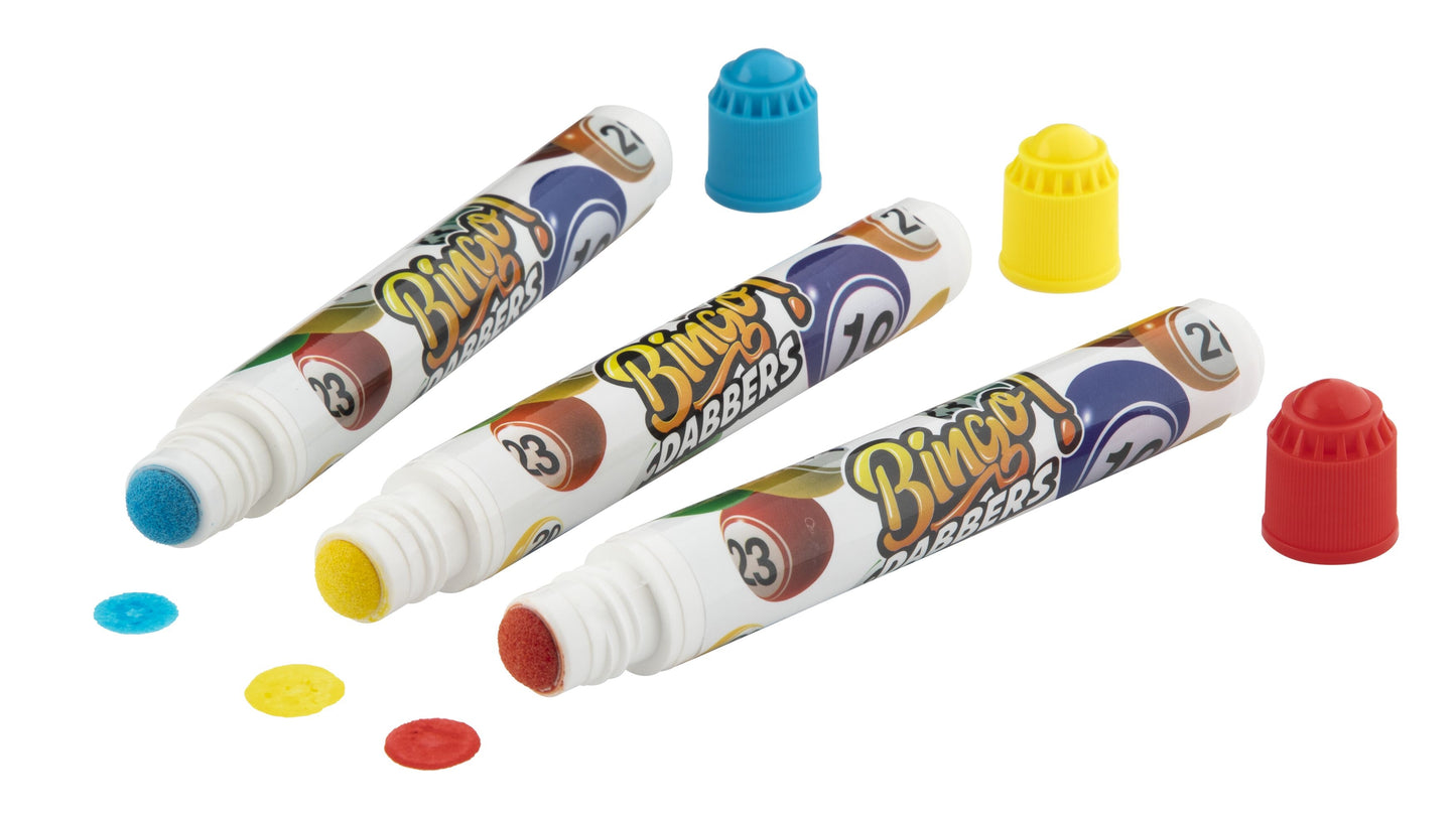 Bingo Dabbers Grifix 3 kleurrijke viltstiften - 3