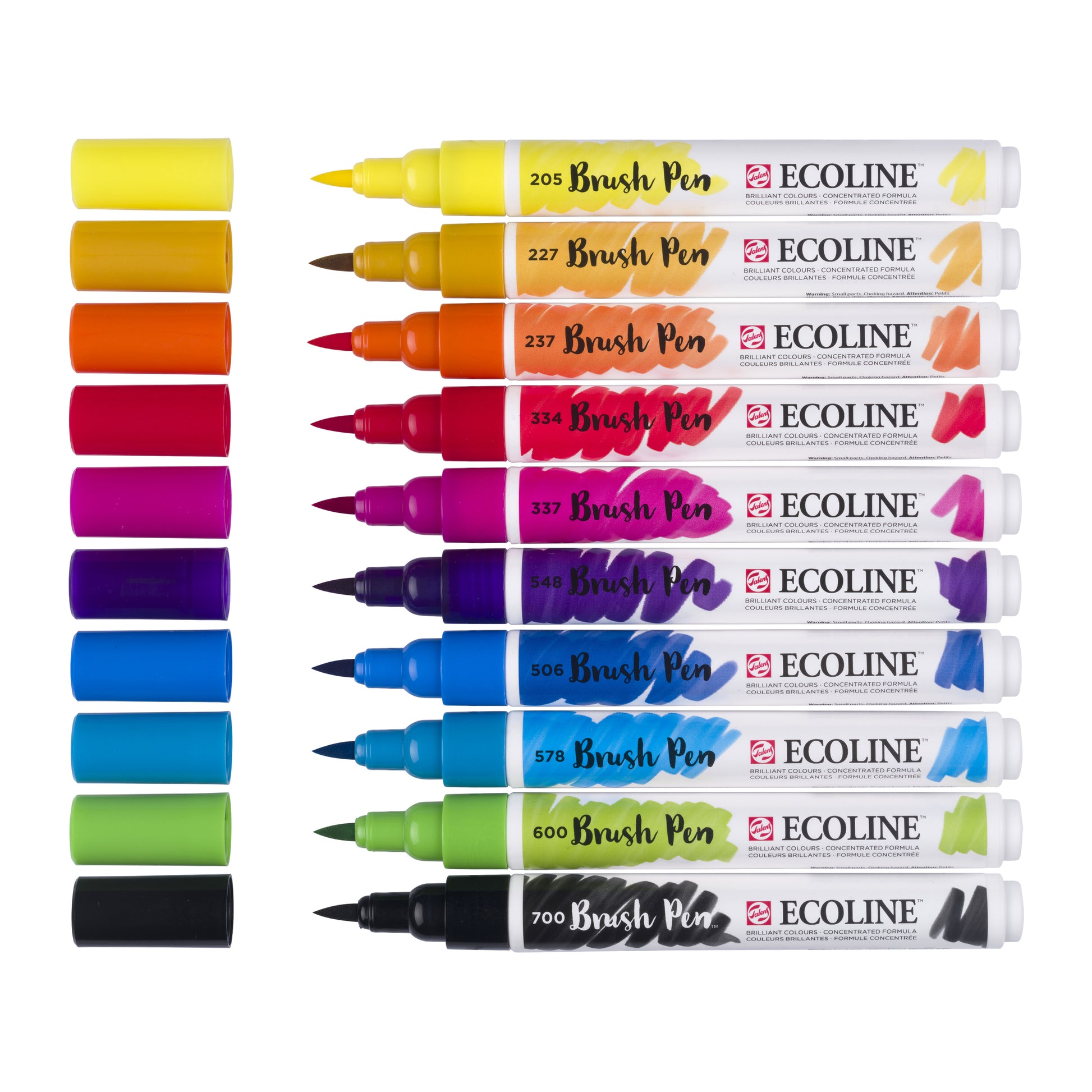 Talens Ecoline Brush Pen Set 10 levendige basistinten - 2