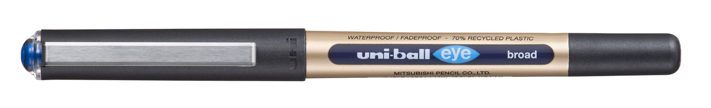 Uni-ball Eye Eco 150E B Blauw Recycled Plastic Rollerpen - 2