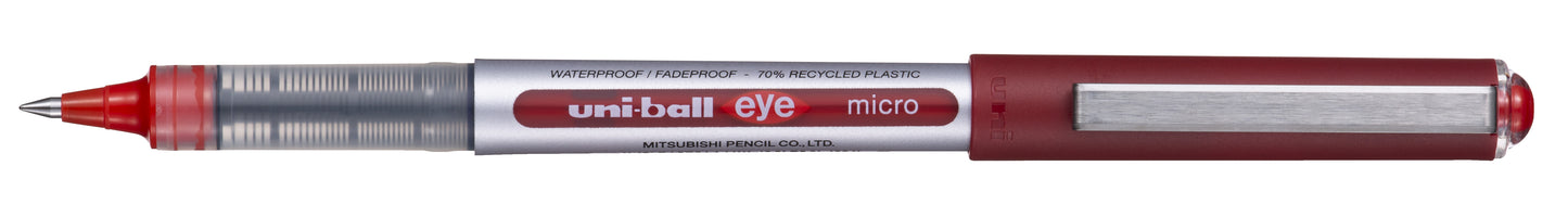 Rollerpen Uni-ball Eye Eco 150E F Rood, Permanente Inkt