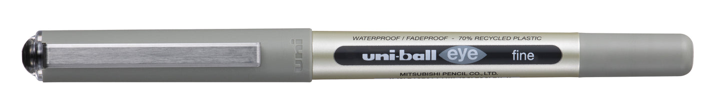 Rollerpen Uni-ball Eye Eco 157E F Zwart, Vloeiend en Duurzaam - 2