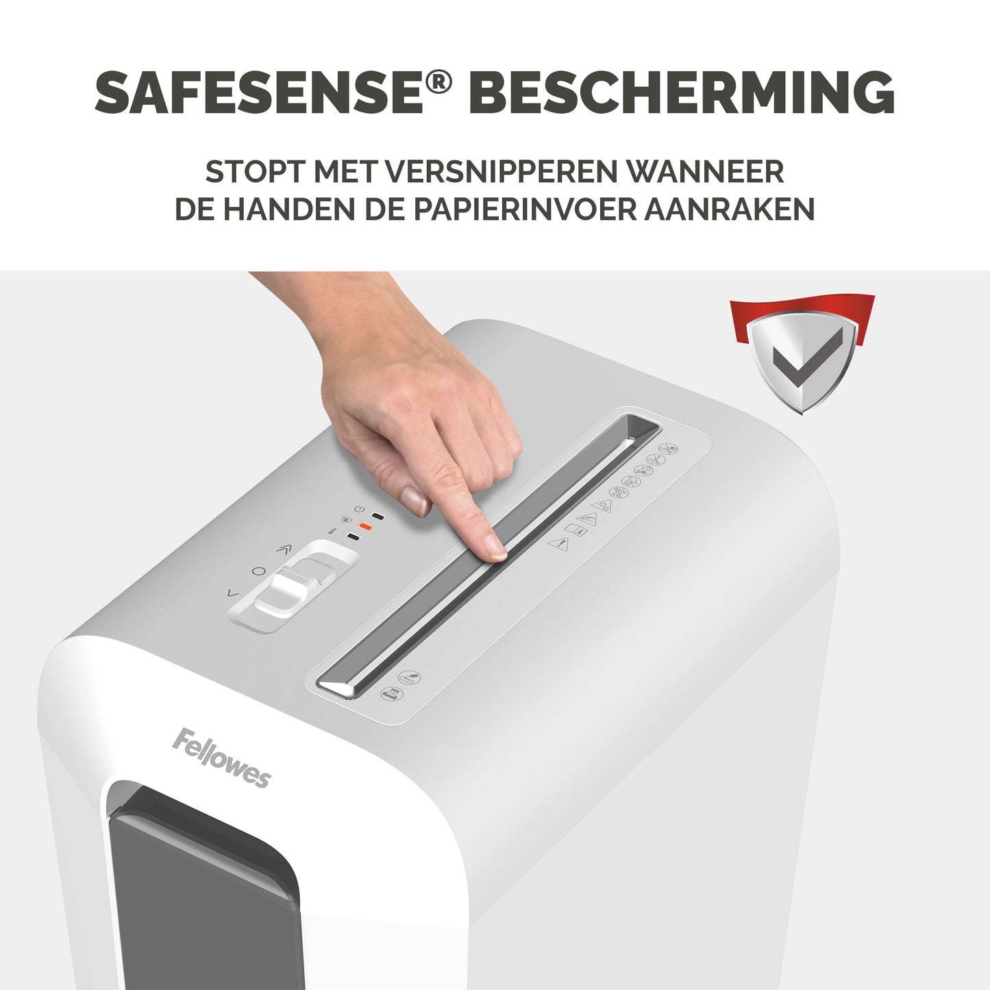 Papiervernietiger Fellowes LX65 4x40mm wit - 5