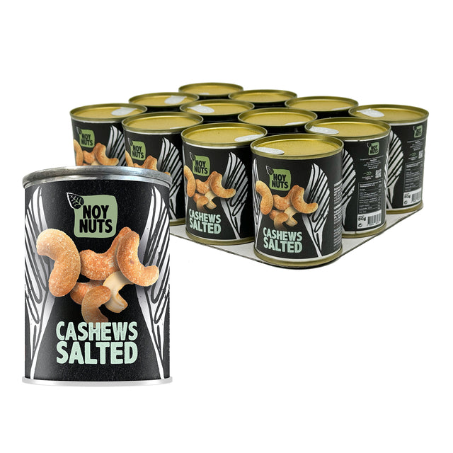 NoyNuts Gezouten Cashewnoten Blik 40g