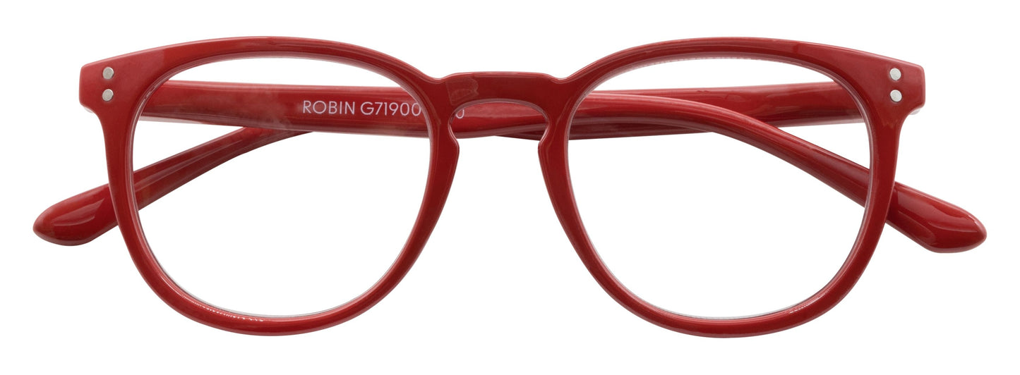 Leesbril Robin +1.00dpt in rood kunststof
