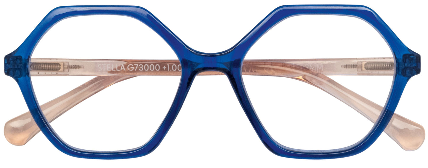 Leesbril I Need You Stella +1.00 dpt blauw