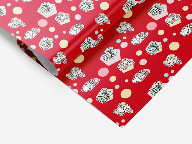 Apparaatrol Sint en Piet 50cm x 125m voor Sinterklaas cadeaus