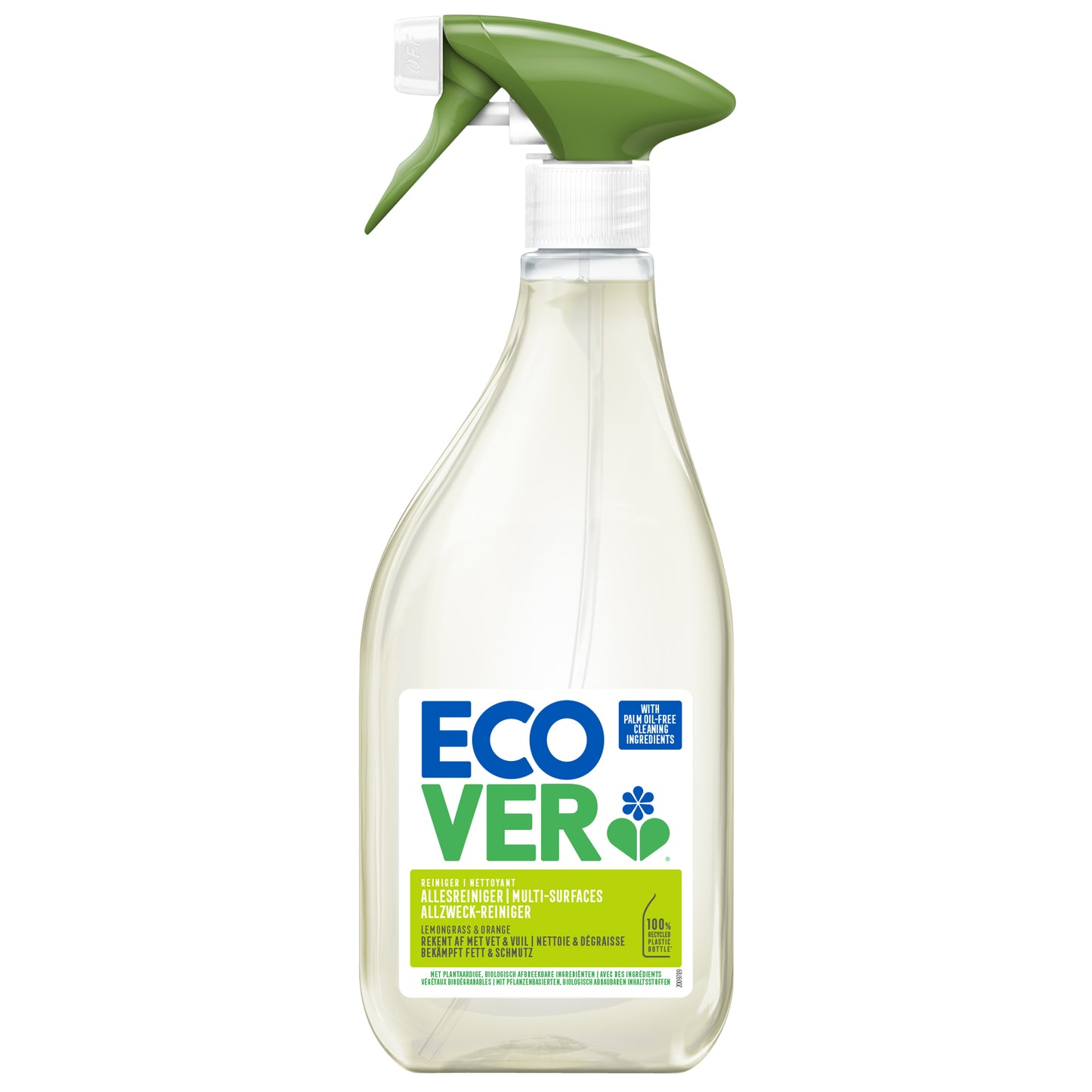 Ecover Citroengras Sinaasappel Allesreiniger 500ml, Biologisch Afbreekbaar en Palmolievrij