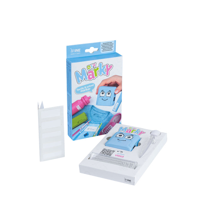 Colop My Marky textielstempel met voucher, blauw - 3