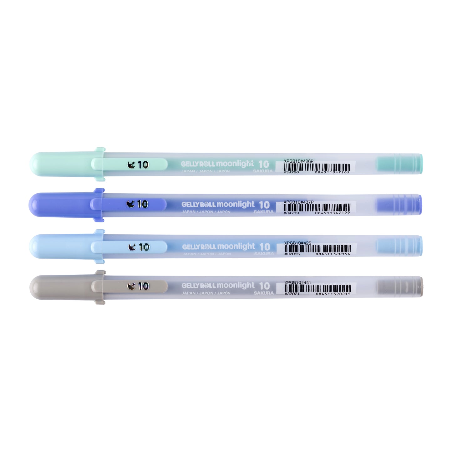 Sakura Gelly Roll Moonlight Aurora Set, 4 kleuren, 1,0 mm