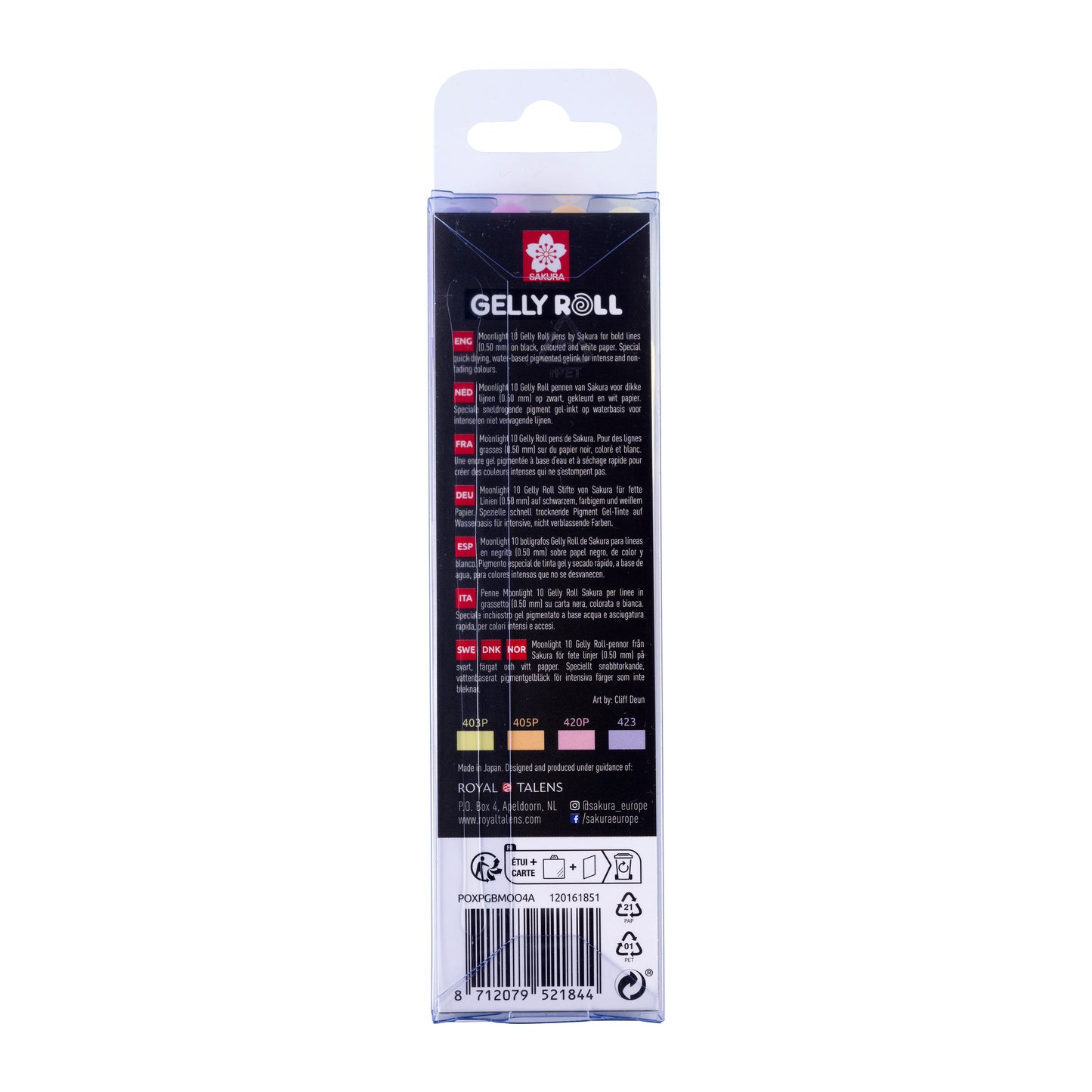 Sakura Gelly Roll Moonlight Sunrise Set, 4 kleuren, 1,0 mm - 3
